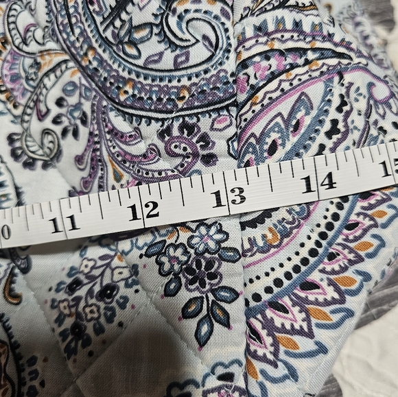 Vera Bradley Soft Sky Paisley Grand Tote Bag - Picture 12 of 13